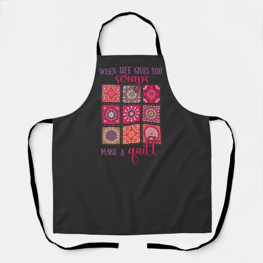 Patchwork Arts and Crafts Schort (Voorkant)