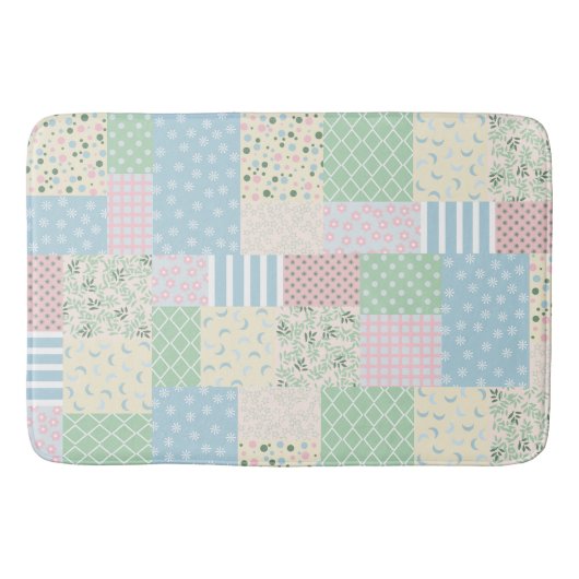 Patchwork Badmat (Voorkant)