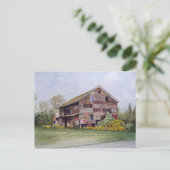 Patchwork Barn-briefkaart Briefkaart (Staand voorkant)