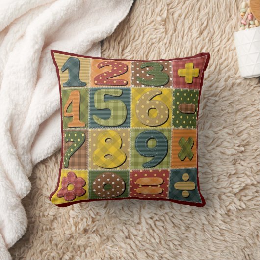 Patchwork Basic Numeral Pattern Kussen (Deken)