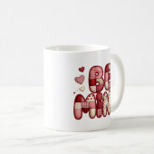 Patchwork "Be Mine" Valentine's Mug (Devant droit)