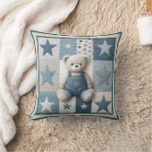 Patchwork Bear Pillow Kussen (Deken)