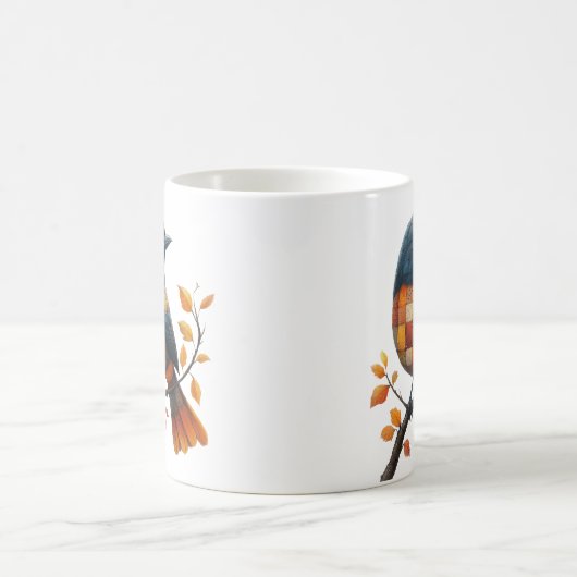 Patchwork Bird Mug (Centre)