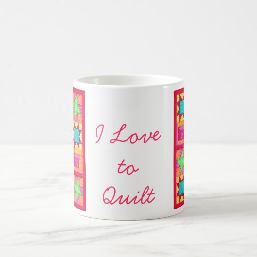 Patchwork Block Quilt Mug (Centre)