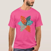 patchwork bloem t-shirt (Voorkant)