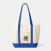 patchwork bloem tote bag (Voorkant)