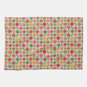 Patchwork bloemmotief theedoek (Horizontaal)