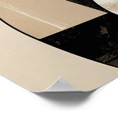 Patchwork Boxer - Geometrische Hond Poster (Hoek)