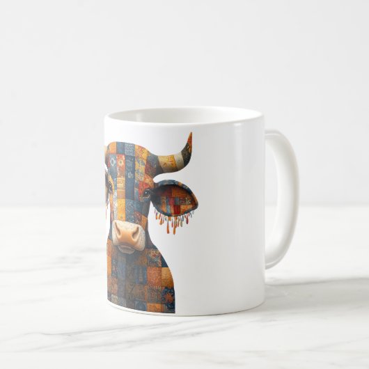 Patchwork Bull Mug (Devant droit)