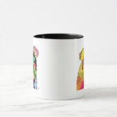 Patchwork Bulldog Mok (Midden)