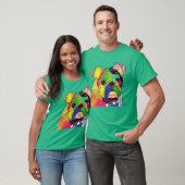 Patchwork Bulldog T-shirt (Unisex)