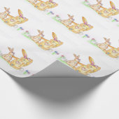 patchwork bunnies / bunny konbit cadeaupapier (Hoek)