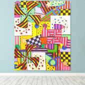 Patchwork Canvas Afdruk (Insitu (Houten vloer))