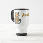 Patchwork Cat Mug - Il Vous Suffit D'Ajouter Votre (Devant gauche)