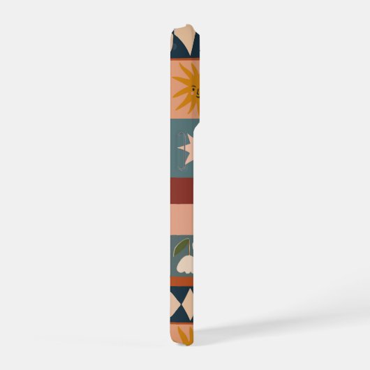 Patchwork céleste bohémien avec symboles mystiques (Côté droit)