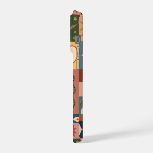 Patchwork céleste bohémien avec symboles mystiques (Côté gauche)