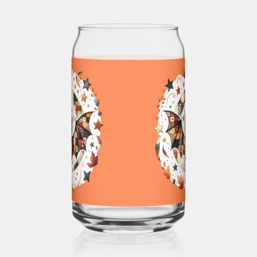 Patchwork Chat d'Halloween aux couleurs d'automne (Droite)