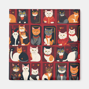 patchwork chats aimant art IA