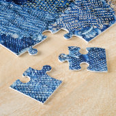 Patchwork Chic: stof patroon plezier Legpuzzel (Zijkant)