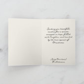 Patchwork Christmas Tree Christmas Card Feestdagen Kaart (Binnen)