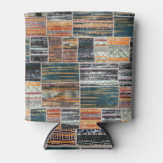 Patchwork collage mix, quilt patroon print. blikjeskoeler