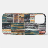 Patchwork collage mix, quilt patroon print. Case-Mate iPhone case (Achterkant (horizontaal))