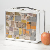 Patchwork collage, quilt mix patroon (In situ)