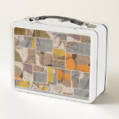 Patchwork collage, quilt mix patroon (Achterkant)