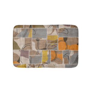 Patchwork collage, quilt mix patroon badmat