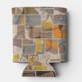 Patchwork collage, quilt mix patroon blikjeskoeler (Achterkant)