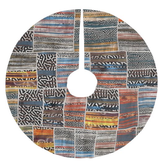 Patchwork Collage: Quiltpatroon Extravaganza Kerstboom Rok (Voorkant)