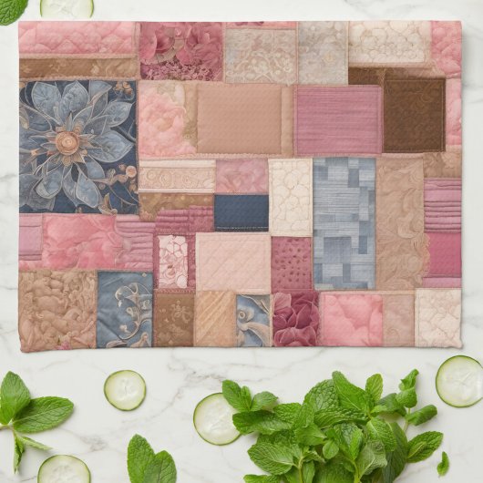 Patchwork coloré Quilt Art Cuisine Serviette