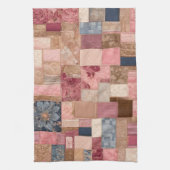 Patchwork coloré Quilt Art Cuisine Serviette (Vertical)