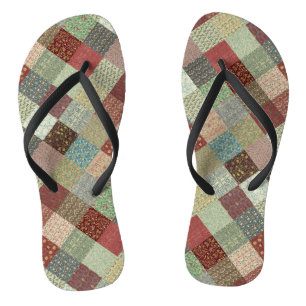 Patchwork-coördinaten Teenslippers