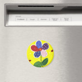 Patchwork Daisy magneet (Insitu (Vaatwasser))