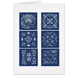 Patchwork dans le bleu