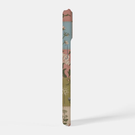 Patchwork de patchwork floral botanique Rose pour (Côté droit)