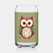 Patchwork de style folk art représentant un hibou (Recto)