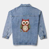 Patchwork de style folk art représentant un hibou (Verso)