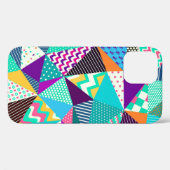  patchwork decoratief patroonontwerp Case-Mate iPhone case (Achterkant (horizontaal))
