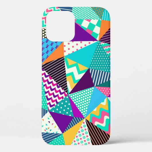  patchwork decoratief patroonontwerp Case-Mate iPhone case (Achterkant)