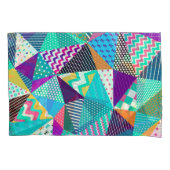  patchwork decoratief patroonontwerp kussensloop (Voorkant)