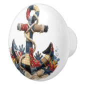 Patchwork Dekanker Keramische Knop (Rechts)