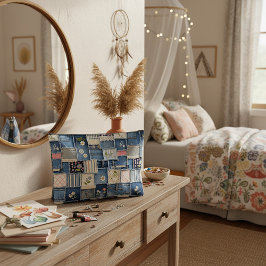 Patchwork Denim Etui