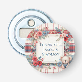 Patchwork Denim Koala Bottle Opener