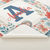 Patchwork Denim Koala Sherpa Blanket Sherpa Deken (3/4)