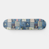 Patchwork Denim Skateboard (Horizontaal)