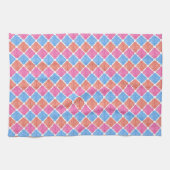 Patchwork-diamantpatroon Theedoek (Horizontaal)