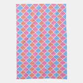 Patchwork-diamantpatroon Theedoek (Verticaal)