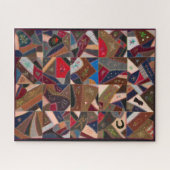 Patchwork difficile American Crazy Quilt Puzzle (Horizontal)